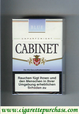 Cabinet Blue cigarettes